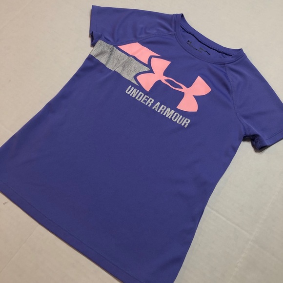 Girl’s Under Armour Short Sleeve Top - Picture 2 of 4